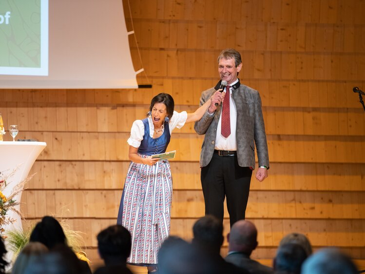 Johann Hörtnagl mit Ute Pichler  | © Nicolas Zangerle