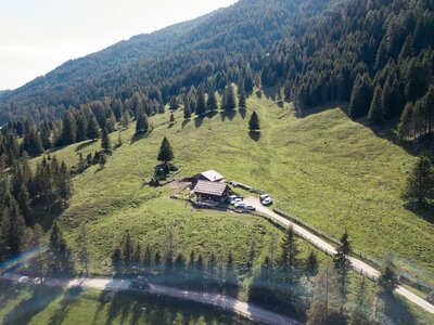 Hof Ansicht von oben | © Urlaub am Bauernhof Kärnten/ Daniel Gollner
