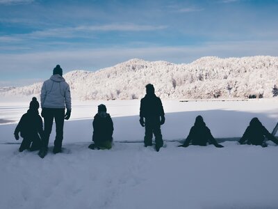 Kinder sind im Schnee | © Urlaub am Bauernhof Kärnten/ Daniel Gollner