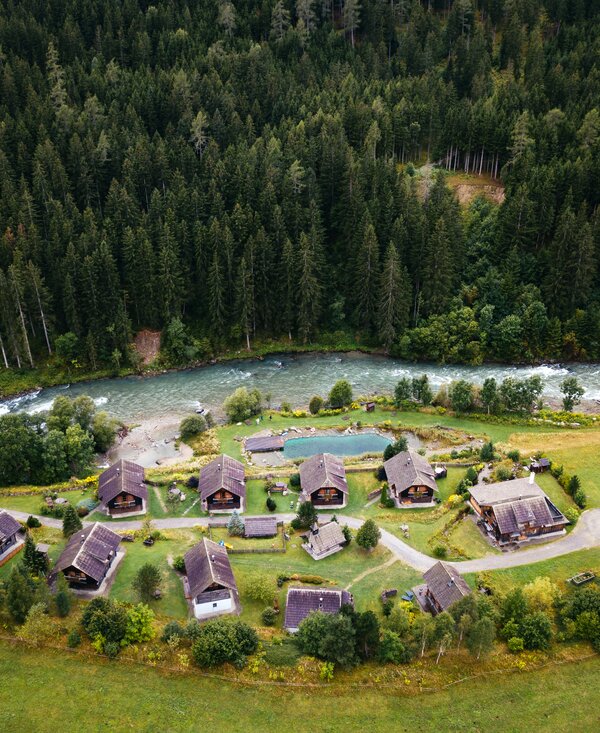 Hof von oben | © Urlaub am Bauernhof Kärnten / Daniel Gollner
