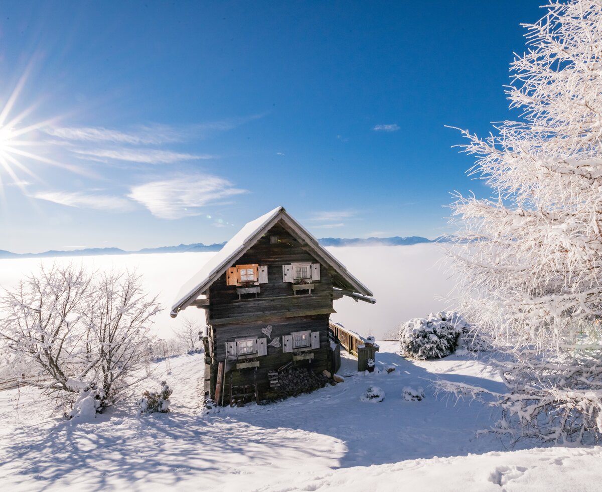 Troadkastn am Magdalensberg | © Michael Stabentheiner/ Tourismusregion Mittelkärnten Troadkastn am Magdalensberg im Winter | © Michael Stabentheiner/ Tourismusregion Mittelkärnten