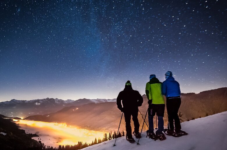 Schneeschuhwandern in der Nacht | © Michael Stabentheiner / Kärnten Werbung