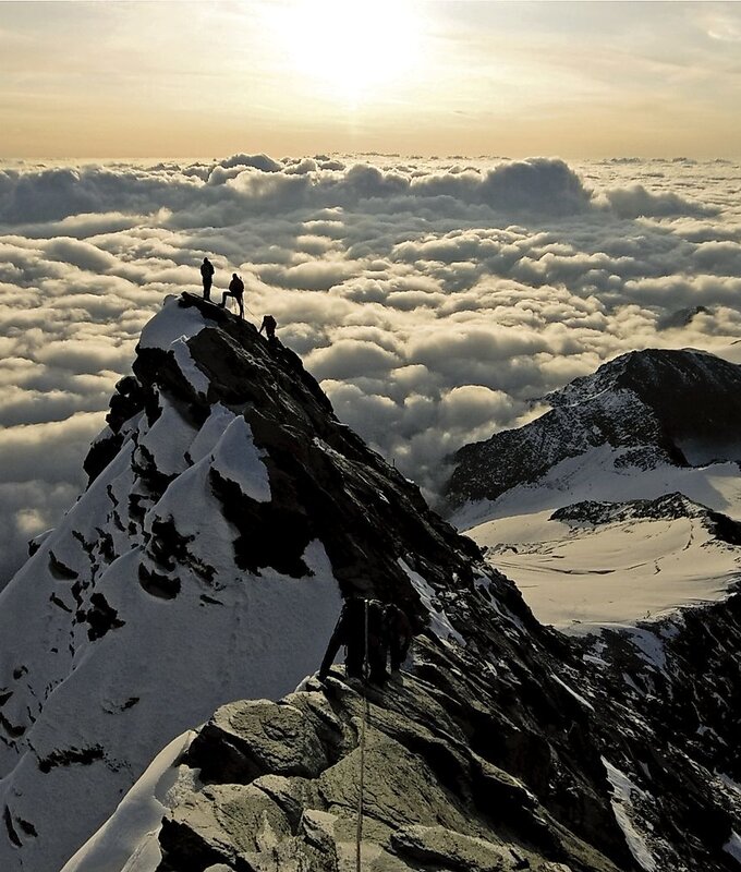 Bergsteiger am Kleinglockner im Nationalpark Hohe Tauern | © Nationalpark Region Hohe Tauern