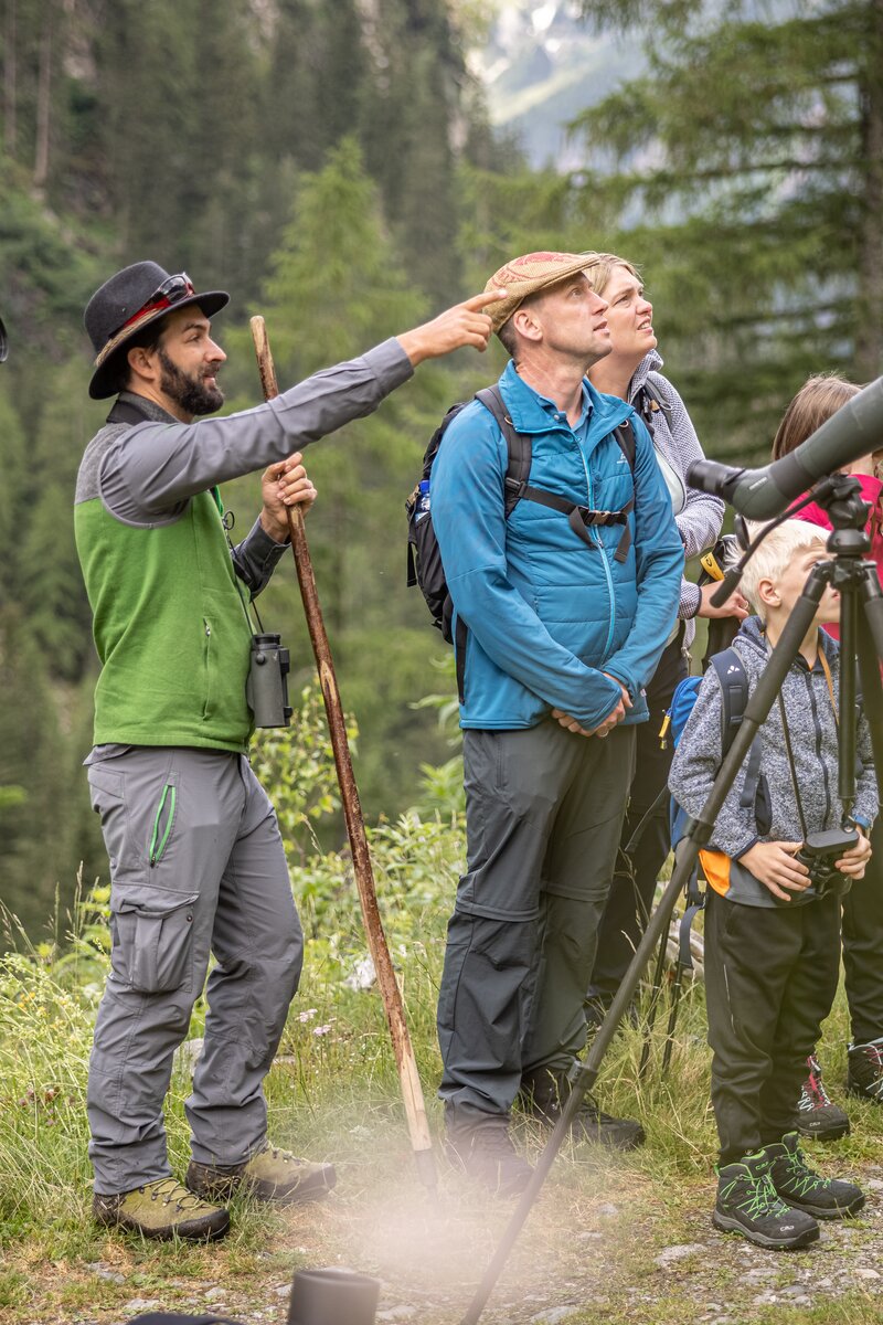 Wildtierbeobachtung im Nationalpark Hohe Tauern rund um den Großglockner | © Alexander Müller/ Nationalparkregion Hohe Tauern