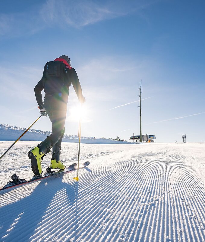 Skitour auf die Gerlitzen Alpe Bergstation | © Michael Stabentheiner/ Region Villach Tourismus GmbH
