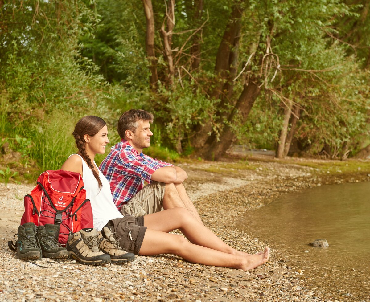 Paar rastet an der Donau | © Donau Niederösterreich / Klaus Engelmayer