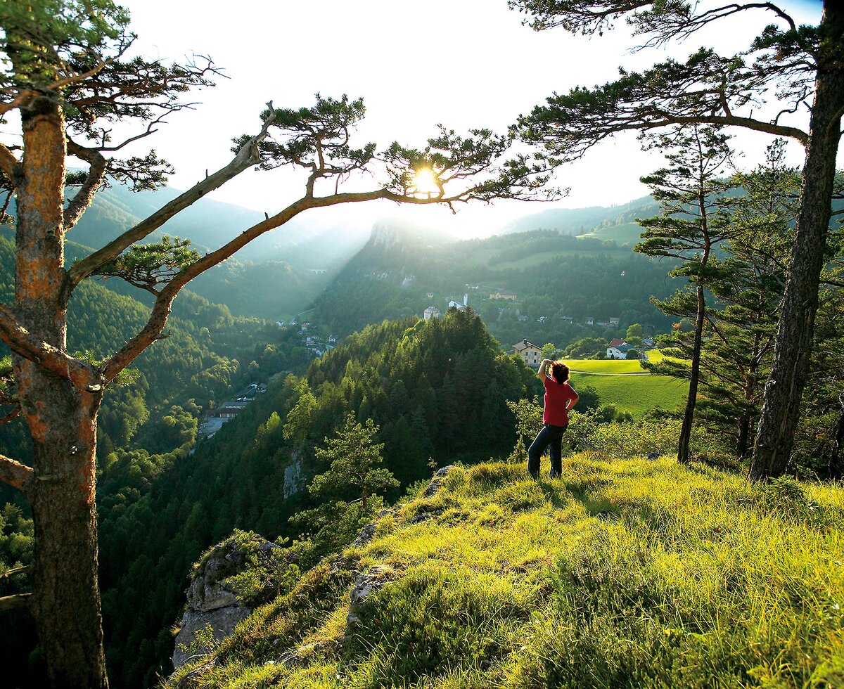 Landschaft Wiener Alpen | © Wiener Alpen / Franz Zwickl Aussicht auf Landschaft | © Wiener Alpen / Franz Zwickl