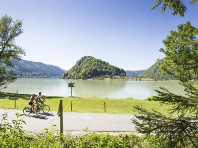 Donauradweg in Oberösterreich | © Oberösterreich Tourismus GmbH / Hermann Erber Zwei Radler am Donauradweg in Oberösterreich | © Oberösterreich Tourismus GmbH / Hermann Erber