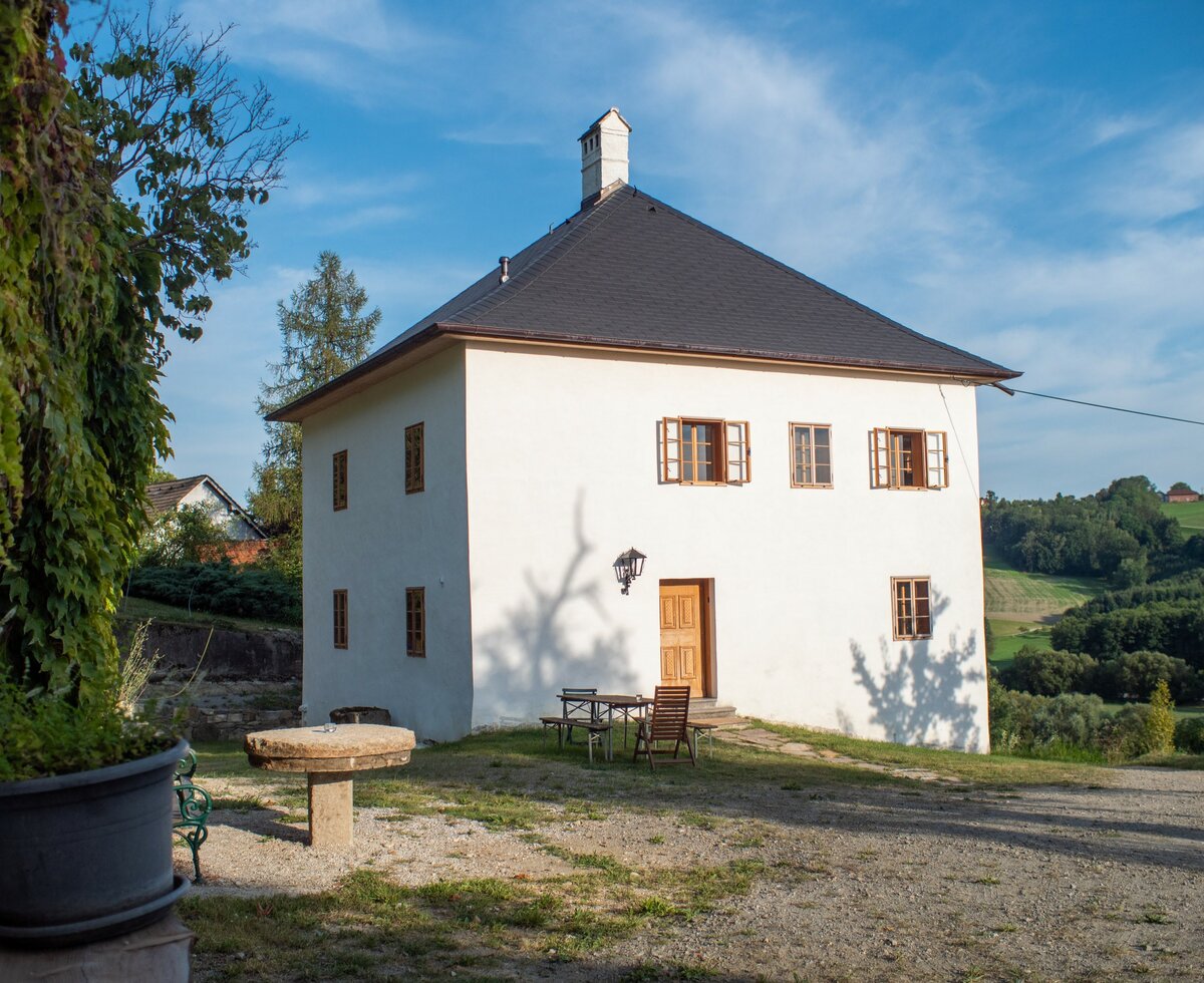 Trattnachtaler Weinhaus, Schlüsslberg, Innviertel-Hausruckwald | © Urlaub am Bauernhof Oberösterreich / Spiegelfeld-Schneeburg Trattnachtaler Weinhaus, Schlüsslberg, Innviertel-Hausruckwald | © Urlaub am Bauernhof Oberösterreich / Spiegelfeld-Schneeburg