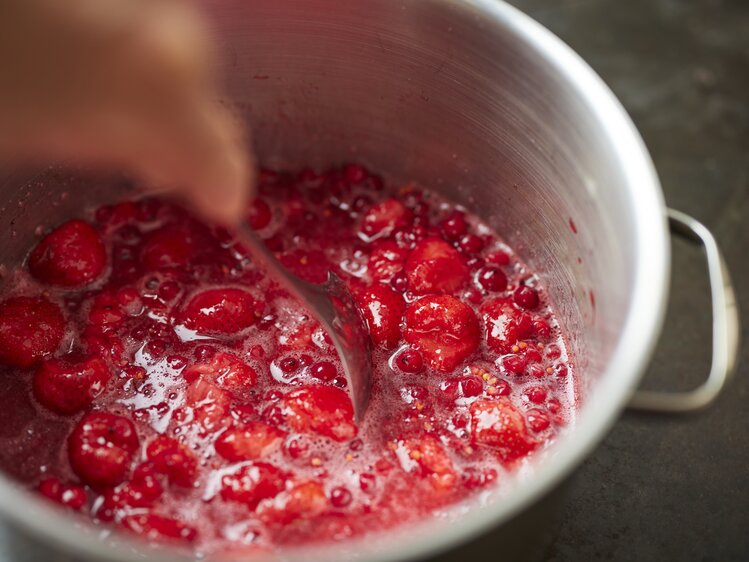 Marmelade wird eingekocht | © Urlaub am Bauernhof Oberösterreich / Alexander Kaiser
