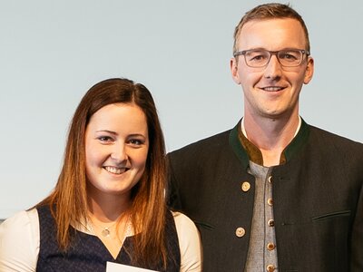 Die Gewinner: Familie Postlmayr vom Hochhubergut | © Urlaub am Bauernhof / Daniel Gollner