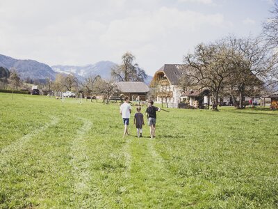 Kinder helfen beim Frühjahrsputz am Bauernhof | © Urlaub am Bauernhof / Pascal Baronit Kinder helfen beim Frühjahrsputz am Bauernhof | © Urlaub am Bauernhof / Pascal Baronit