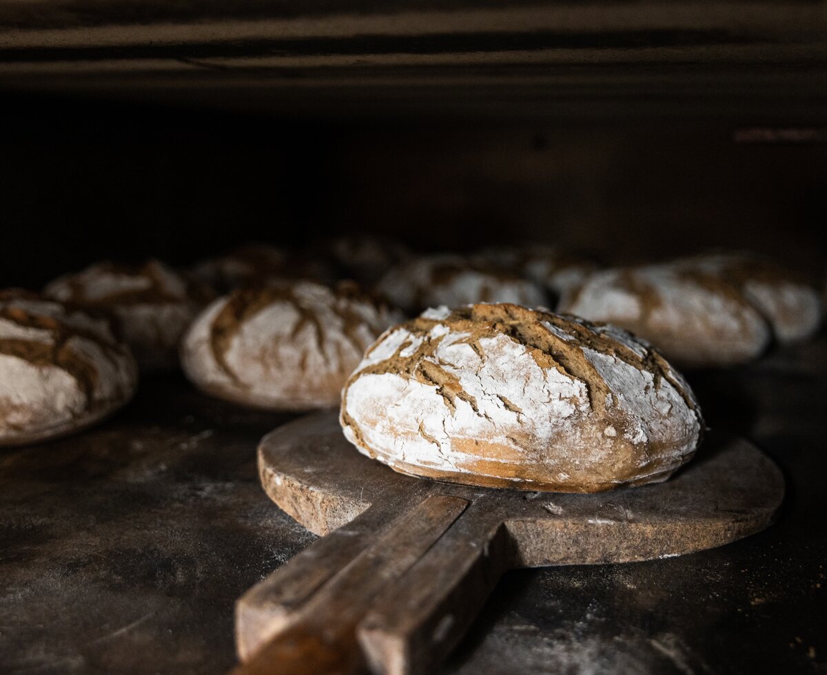Frisches Brot in Ofen | © Urlaub am Bauernhof / Punkt und Komma Frisch gebackenes Brot in Ofen | © Urlaub am Bauernhof / Punkt und Komma
