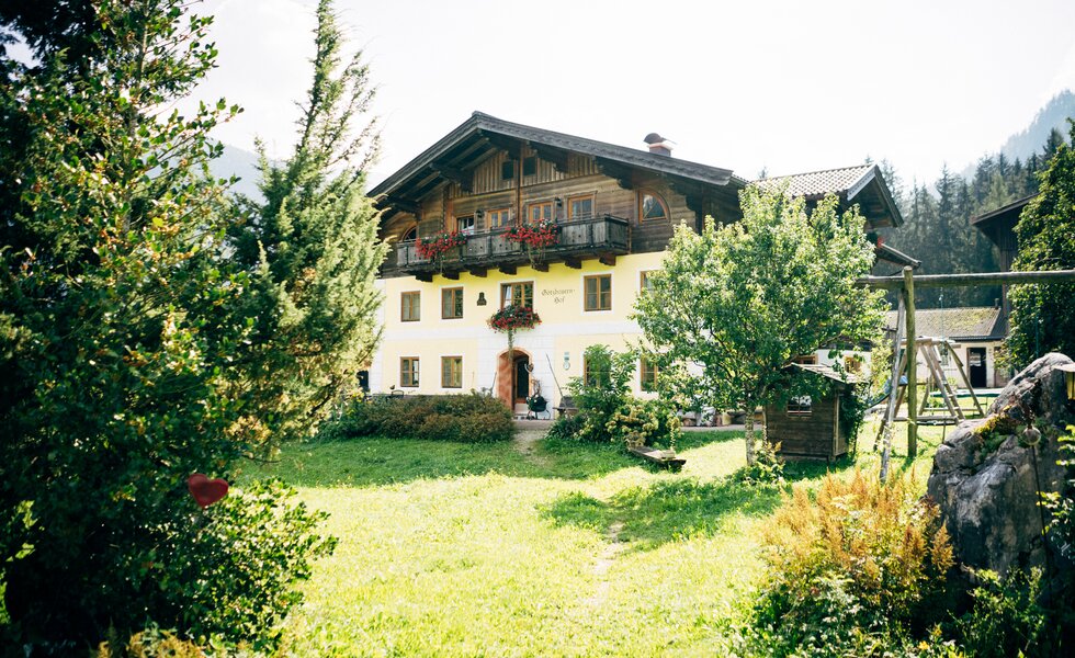 Außenansicht vom Götzbauernhof in Unken im SalzburgerLand | © Urlaub am Bauernhof im SalzburgerLand / Daniel Gollner