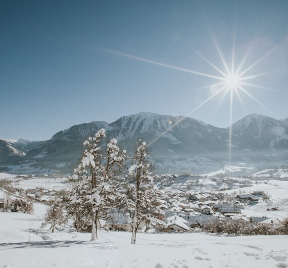 Wunderschöner Wintertag, Salzburger Sonnenterrasse | © TVB Sonnenterrasse