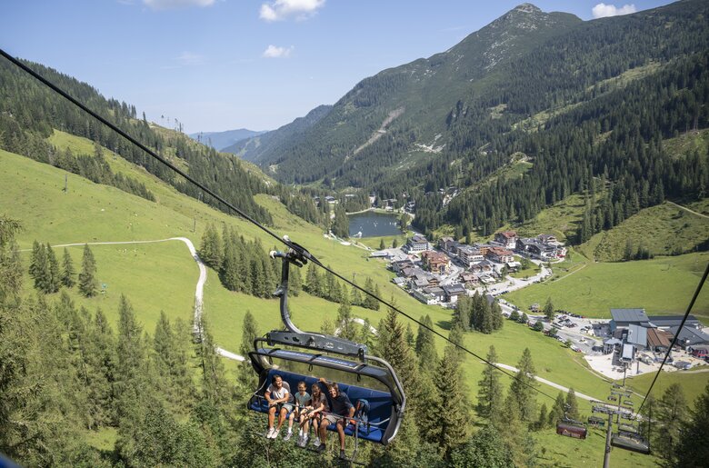 Liftfahrt in Altenmarkt -Zauchensee im Sommer | © Altenmarkt-Zauchensee Tourismus/Lorenz Masser