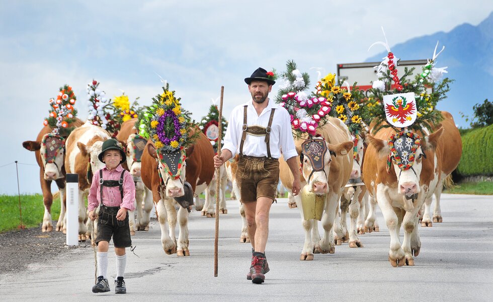 Almabtrieb Reit im Alpbachtal | © ©Alpbachtal Tourismus Gabriele Grießenböck