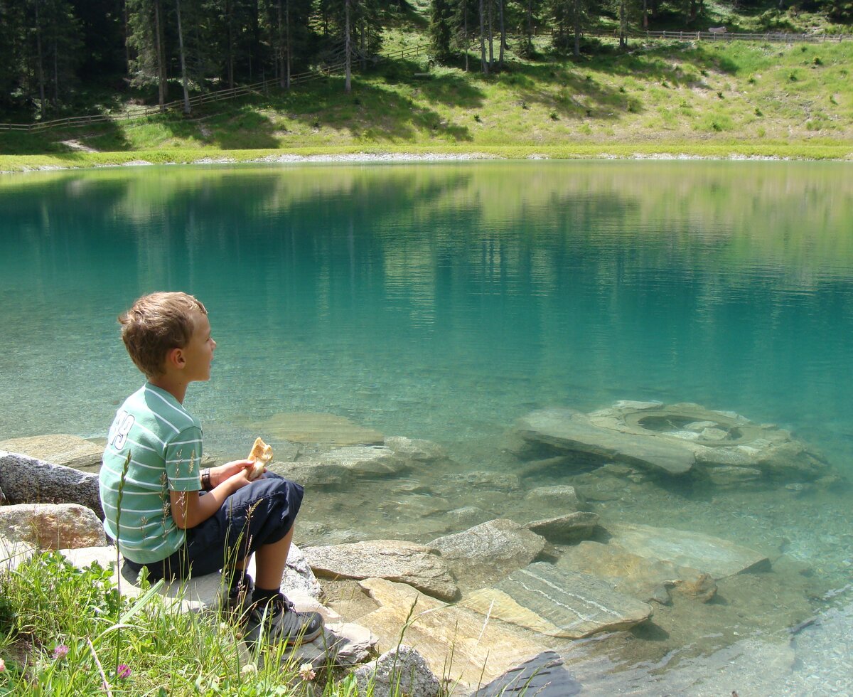 Junge am Panoramasee | © Urlaub am Bauernhof - Schlick 2000 Junge am Panoramasee | © Urlaub am Bauernhof - Schlick 2000