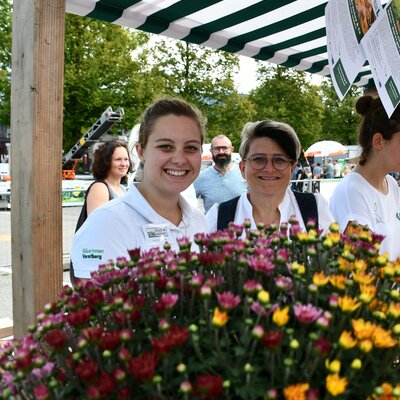 Das Team vom Landesverband Urlaub am Bauernhof Vorarlberg | © Lk-Vbg / Müller-Vögel Carolina Trauner & Ester Baldauf-Brunner | © Lk-Vbg / Müller-Vögel