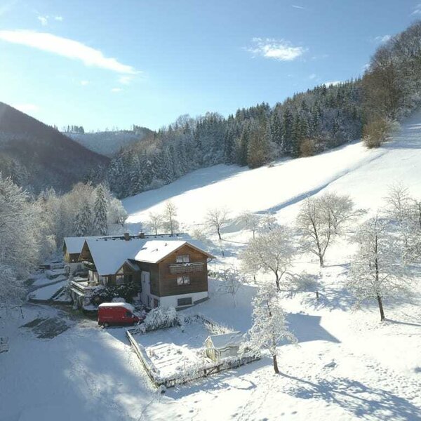 Biohof Lueg im Winter