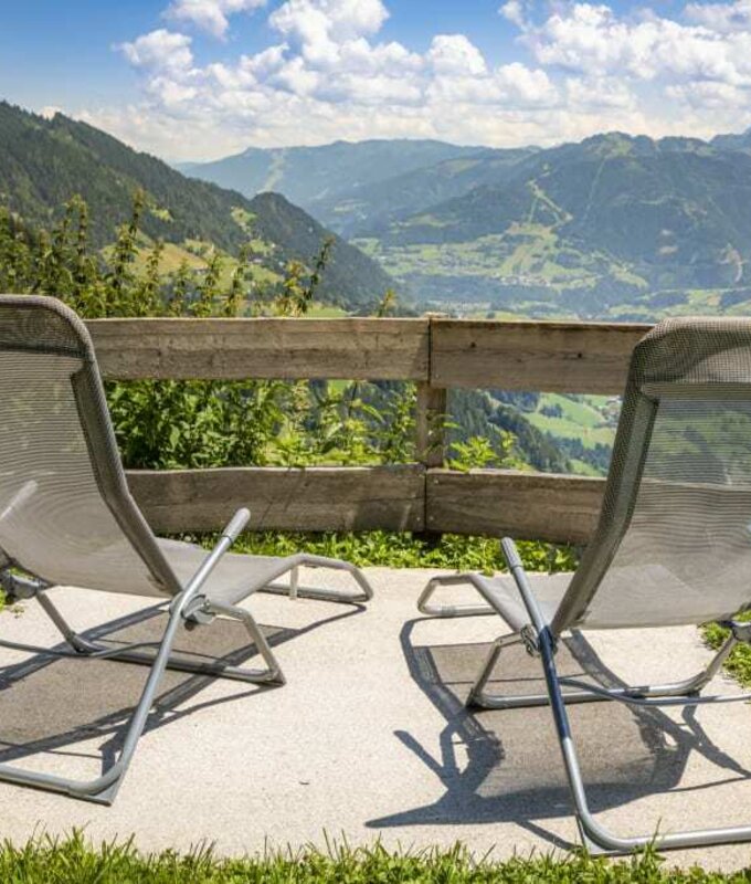 Liegen mit Ausblick