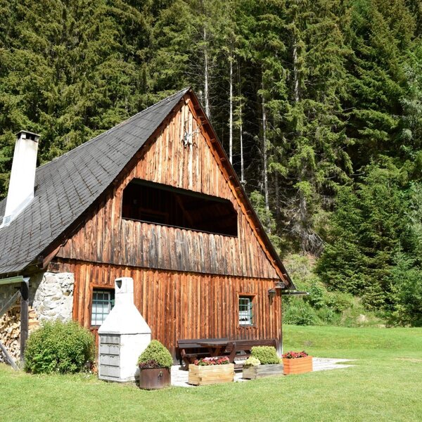 Außenansicht der Hütte